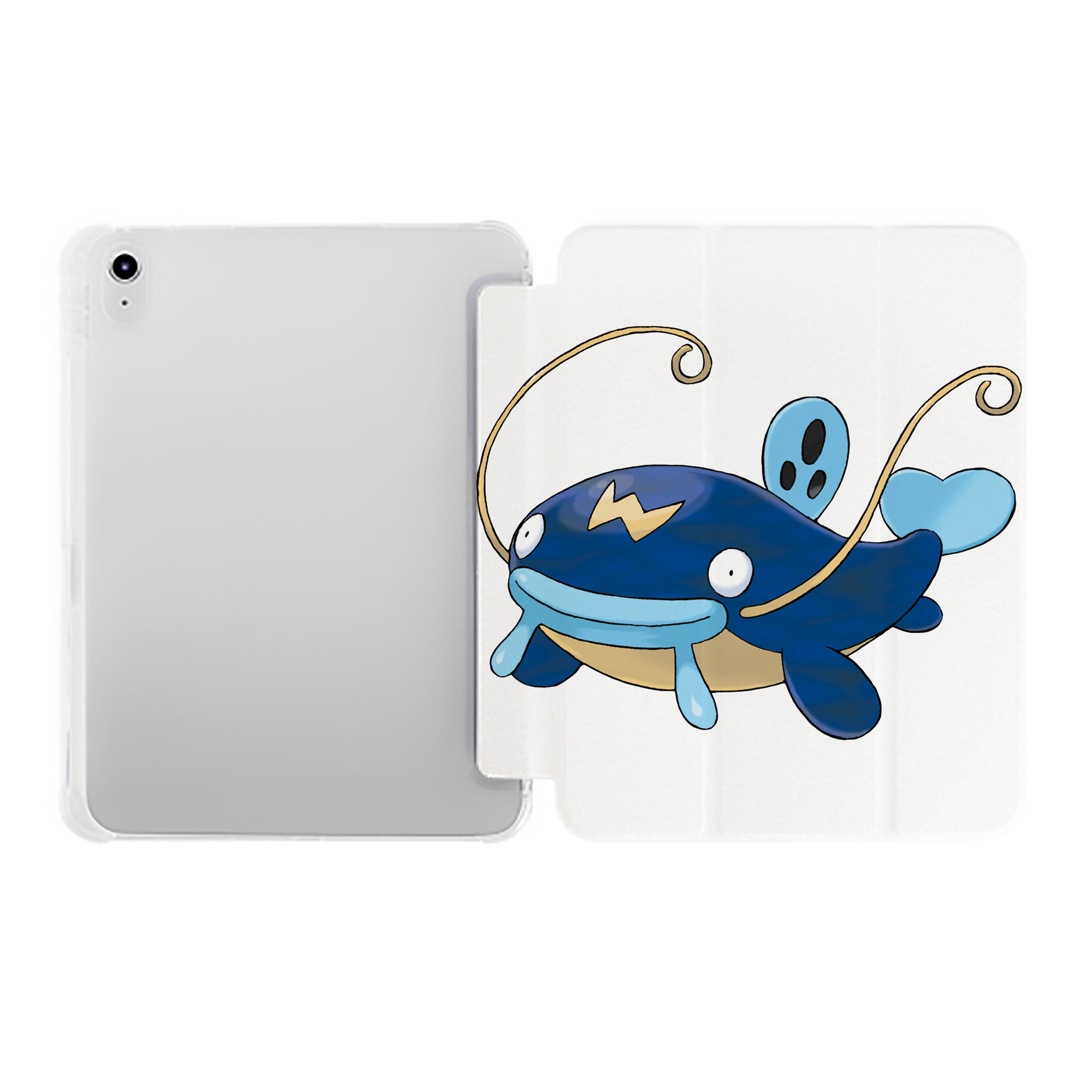 （画像用） ポケットモンスター Pokémon IPad ケース ペン収納付き 三つ折りスタンド PUレザー×シリコン 対応機種9.5/10.5/10.9インチ